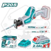 ราคา Total เลื่อยชัก แบตเตอรี่ ไร้สาย 20V รุ่น TRSLI6506 TRSLI65061 เลื่อยชักไร้สาย (22025002535)