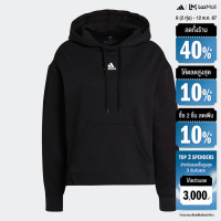 ราคา adidas ไลฟ์สไตล์ เสื้อฮู้ด Essentials Relaxed 3 Stripes ผู้หญิง สีดำ GS1349 (22434640384)