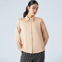 ราคา ESPADA เสื้อเชิ้ตผ้าซาตินมันวาว ผู้หญิง สีทอง Satin Sheen Shirt 04852 (22119496011)