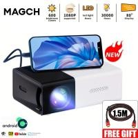 ราคา 1 year warranty hot sale XIAOMI MAGCH YG300 Projector mini Portable Full HD 1080P Projector Portable Video Movie Projector Beamer for Laptop phone COD (22733476524)