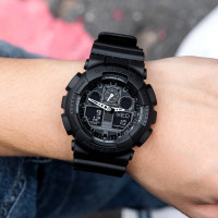 ราคา Casio นาฬิกาข้อมือ G Shock รุ่น GA100B 4A สีแดง (21101108114)
