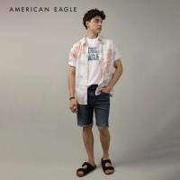 ราคา American Eagle Button Up Poolside Shirt เสื้อเชิ้ต ผู้ชาย แขนสั้น NMSH 015 6202 654 (21506458953)
