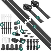 ราคา ORZA พร้อมส่ง รางประตูเลื่อน 2M รางประตูระดับ 8 8 EP กันสนิม แข็งแรง หนาทนทาน ประตูบานเลื่อน ล้อประตูเลื่อน รางเลื่อนสไลด์ รางเลื่อนสไลด์ รางประตูบานเลื่อน ประตูบานเลื่อน ประตูสำเร็จรูป (22558877019)