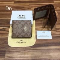 ราคา BKกระเป๋าสตางค์แฟชั่น โค้ช กระเป๋าสตางค์ผู้ชาย size 4 5 นิ้ว สินค้าเกรดพรีเมียม มาพร้อมกล่อง (21265017960)