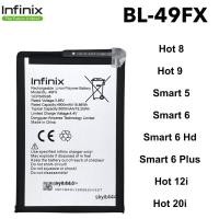 ราคา แบตเตอรี่ แท้ศูนย์ Infinix Hot8 Hot9 Smart5 Smart6 Smart6 Hd Smart6 Plus Hot12i Hot20i BL 49FX Original (22583879382)