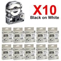 ราคา 10PK ป้าย SS12KW 12มม รองรับสำหรับ Epson LC 4WBN SS12KW ST12KW SC12YW SC12RW สำหรับเครื่องพิมพ์ฉลาก LW 400 LW 300 Epson LabelWorks (21745577042)