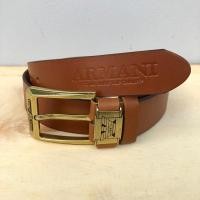 ราคา Armani เข็มขัดหนังแท้ทั้งเส้น หัวทองเหลือง คุณภาพสูง (20946146536)