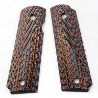 ราคา Free delivery 2pieces Black Brown 1911 Grips G10 Handle Grips Patch Custom Grips Cnc Handle Grips (22088280563)