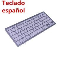 ราคา Russian Spanish Wireless Bluetooth keyboard for iPad Tablet Laptop Smartphone Support iOS Windows Android System Mac keyboard (20317035791)