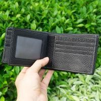 ราคา กระเป๋าสตางค์ผู้ชายใบสั้น กระเป๋าตังค์หนังวัวแท้พับได้ ขยายข้างใส่แบงค์ได้เยอะ ช่องใส่บัตร 12 ช่อง มีช่องซิปเก็บเหรียญ คุณภาพดี (16491344089)