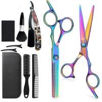 ราคา ชุดกรรไกรตัดผมชุดกรรไกรตัดผมมืออาชีพพร้อมกรรไกรตัดกรรไกรเล็มหวีคลิปชุดกรรไกรตัดผมทำผมสำหรับช่างตัดผมร้านเสริมสวยบ้าน (22383757522)