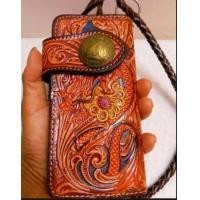 ราคา กระเป๋าสตางค์ สไตล์วินเทจ หนังแท้ แถมฟรีสายหนังถัก 1เสน พร้อมใช้งาน (15039440625)