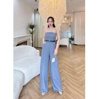 ราคา J15 จั้มสูทขายาว ชุดจั้มเกาะอก ลายทาง แถมเข็มขัด (22013834109)