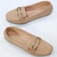 ราคา 222 3 รองเท้าหุ้มส้น พื้นนุ่มมาก หัวตัด หนังPUนิวบัค (22465993203)