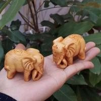 ราคา Taihang หน้าผาไม้ไซเปรสแกะสลักจับชิ้นมั่งคั่งและเป็นมงคลช้างขนาดเล็กแกะสลักงานฝีมือไม้เนื้อแข็งช้างไม้เครื่องประดับตกแต่งรถ (19683781144)