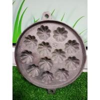 ราคา พิมพ์ขนมไข่ เหล็กหล่อ ลายมะยมเล็ก 9 นิ้ว 12 หลุม รางขนมไข่ เบ้าขนมครกสิงค์โปร กระทะขนมไข่ เบ้าขนมไข่ (9462016916)