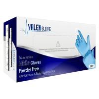ราคา ถุงมือไนไตร สีฟ้า ชนิดไม่มีแป้ง Nitrile Gloves Powder Free แบรนด์วาเลนโกลฟ ValenGlove (22186285031)