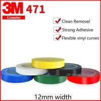 ราคา 3M 471 Premium Perfomance Strong Vinyl Tape Bundle Set for Decoration Masking YELLOW BLACK BLUE WHITE RED GREEN 1 2 x36yd 12mm (16125233965)