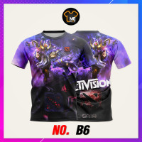 ราคา เสื้อเกมส์เด็กและผู้ใหญ่ DOTA2 เสื้อยืดลายเกรดพรีเมียม รหัสB6 (8145433800)