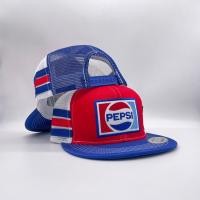 ราคา หมวกตาข่าย หมวกวินเทจ หมวกแนววินเทจ โลโก้ PEPSI เป๊ปซี่ Snapback หมวกHIPHOP (7615343200)