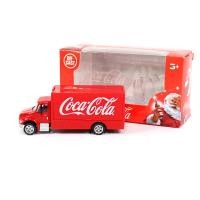 ราคา โคคา โคล่าโมเดลรถขนาดเล็กคริสต์มาสโมเดลรถบรรทุกตู้รถบรรทุกสีแดงบรรจุตะกร้าของรุ่นโค้ก (19041112170)