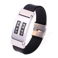 ราคา กำไลหนัง U7สำหรับสร้อยข้อมือหนังสแตนเลสชาย (21876477165)