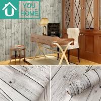 ราคา วอลเปเปอร์ลายไม้ มีกาวในตัว วอเปเปอร์ติดผนัง สติ๊กเกอร์ติดผนัง wallpaper pvc สติ๊กเกอร์ติดโต๊ะ ห้องนอน สติกเกอร์กันนำ สติ๊กเกอร์ ติดครัว 0 6m (14091178169)