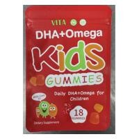 ราคา 60 เม็ด VITA OMEGA DHA Kids Gummies รองรับวิตามินสมองที่มีสุขภาพดีสำหรับเด็กวิตามินวิตามินแคลเซียม Gummy สุขภาพเด็กทารก (22704619463)