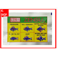 ราคา รักษาโรค ปลาสวยงาม เซนสุ ZENSU รักษาอาการ เปื่อยตาโปนตกเลือด ท้องบวม ซึม ปริมาณ 5 g จำนวน 1 ซอง ส่งฟรี ส่งฟรี ส่งฟรี (6170882028)