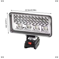 ราคา Makita ไฟทำงาน LED แบตเตอรี่ Li ion 18V ขนาด3 4นิ้วไฟฉายฉุกเฉินแบบพกพาโคมไฟตั้งแคมป์ (22294466821)