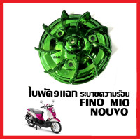 ราคา ใบพัด มีโอ ฟีโน่ ใบพัดระบายความร้อน MIO NOUVO FINO ตัวเก่า ใบพัดสี คุณภาพดี mio nouvo fino ใบพัด สีสะท้อน ไม่ต้องแปลง (22406160339)