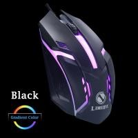 ราคา Gaming Mouse เมาส์เกมมิ่ง เม้าส์เล่นเกมส์ เม้าส์ เม้าส์มีสาย เกมมิ่งเมาส์ เมาส์คอม เม้าส์สำหรับเล่นเกมส์ 2 4GHz Optical Gaming Mouse LED มีไฟRGB สีขาว ดำ B48 (22175485444)