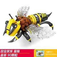 ราคา เด็กการศึกษาแมลงอาคารบล็อกของเล่น Kazi Kaizhi Bug รุ่นสําหรับชายอายุ 6 13 ปีปริศนาพลาสติกของขวัญ (22369040948)