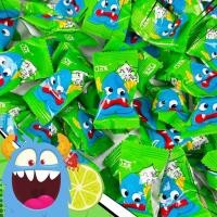 ราคา ลูกอมมอสเตอร์ ลูกอมน้ำอัดลม Sour Candy คุกผงเปรี้ยว 50 100 ชิ้น รสโคล่า เลม่อน มะนาว บลูฮาวาย ลายน่ารัก สดใส (22104894028)