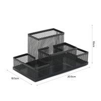 ราคา กล่องเหล็กเก็บปากกา กล่องใส่อุปกรณ์เครื่องเขียน ที่เสียบปากกา กล่องใส่ปากกา ที่เสียบดินสอ กล่องใส่เครื่องเขียน ที่ใส่ปากกา Simple Cleaning (22237768109)