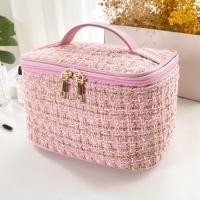 ราคา กระเป๋าเครื่องสําอางค์ ผ้าทวีตชาแนล สไตล์เกาหลี แบบพกพา จุของได้เยอะ น้ำหนักเบา ที่เก็บแปรงแต่งหน้า กระเป๋าจัดระเบียบ (22695787570)
