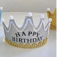 ราคา มงกุฎมีไฟ มงกุฎวันเกิด มงกุฎเจ้าหญิง มงกุฎhappy birthday มี 4 สี ผ้ามีกริตเตอร์ (8844712372)