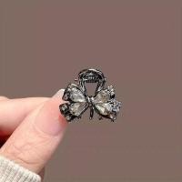 ราคา Exquisite black rhinestone bow clip small high end bangs clip side clip hairpin back of the head top clip hairpin (22779945531)