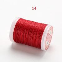 ราคา Jhj0 120เมตร ม้วน DIY หัตถกรรมสำหรับเครื่องประดับสานถักแว็กซ์ด้ายรอบโพลีเอสเตอร์สายเชือก0 5มิลลิเมตรหนังที่แข็งแกร่งจักรเย็บผ้า (16568734347)