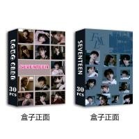 ราคา 30Pcs box Stray Kids BUS BLACKPINK Seventeen Photocards Album LOMO Card Postcard (22574699365)