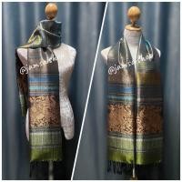 ราคา ผ้าคลุมไหล่ ผ้าพันคอผ้าไหมเทียมลายช้างมีหลายสี (19701956634)
