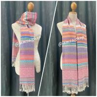 ราคา ผ้าพันคอ ผ้าคลุมไหล่ ผ้าแฟชั่น ลายริ้วมีหลายสี (20029544533)