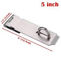 ราคา สายยู 2 ตอน พร้อมสกรู ชุบขาว 1 ตัว มีให้เลือกหลายขนาด สายยูเหล็ก สายยูคล้องกุญแจ สเตนเลสแท้ 3 5 นิ้ว สายยู 2 ตอน Staple Gate Door Shed Lock Lock (22461206615)