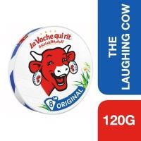 ราคา The Laughing Cow Spreadable Cheese Triangles 120g 8 portions ชีสวัวแดง ชีสสามเหลี่ยมขนาด 120g (22851077375)