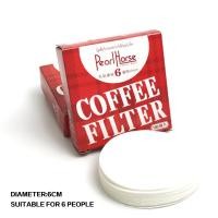 ราคา กระดาษกรองกาแฟวงกลม 100แผ่น สำหรับหม้อต้มกาแฟ Moka Pot Paper Filter (22746283774)