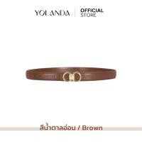 ราคา Yolanda เข็มขัดผู้หญิง เข็มขัดหนังสำหรับผู้หญิง ใส่ทำงาน ใส่เที่ยว ออกงานต่างๆ FF1602 (22846468245)