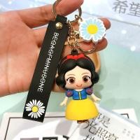 ราคา Women Bags Key Holders Cute Key Chain Disney Princess Silicone Cartoon KeychainFrozenSnowwhite พวงกุญแจน่ารัก พวงกุญแจเจ้าหญิงดิสนีย์ พวงกุญแจการ์ตูนซิลิโคน (14857760792)