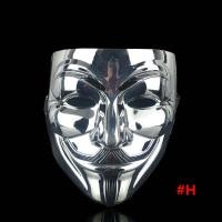 ราคา SHIHANROU Dalton V for Vendetta Anonymous Halloween Masquerade COSPLAY PARTY thief Full Face PARTY Mask props (22218798303)