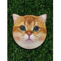 ราคา จานรองแก้วลายแมว แผ่นหินรองแก้วลายแมว จานรองแก้วลายน่ารัก แมวเหมียว งานจริงสวยมาก (19325853004)