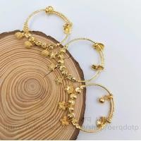 ราคา กำไลข้อมือทองเหลืองชุบ จี้ห้อยน่ารักมาก กำไลข้อมือ ของเด็ก ขนาดฟรีไซส์ (21787832691)
